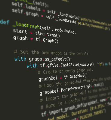 Sample code to load a model